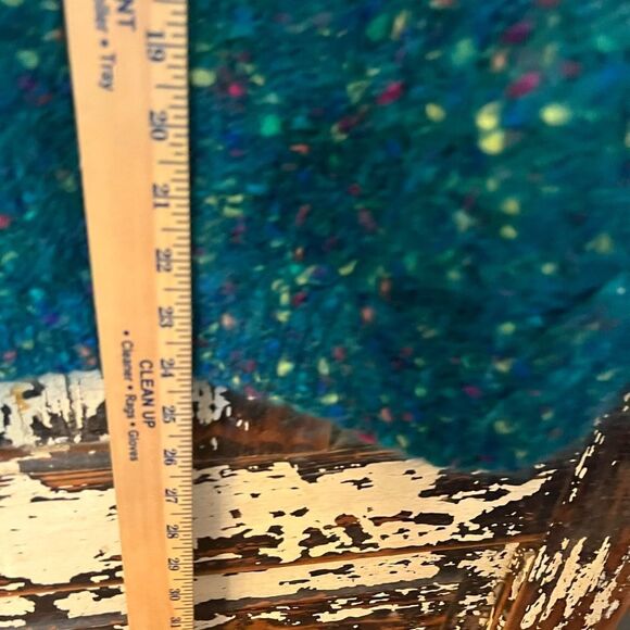 Vintage John Bull Small Mohair Angora Rabbit Pullover Sweater Mock Neck Nordic L - Picture 7 of 8